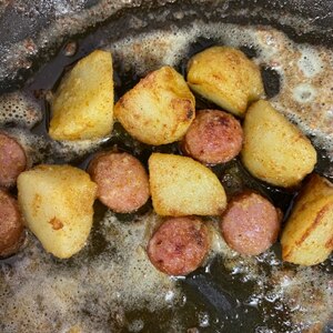 お弁当に ウインナーとじゃがいものカレー風味 レシピ 作り方 By クラソウヨ 楽天レシピ